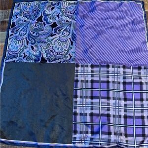 Purple Pocket square